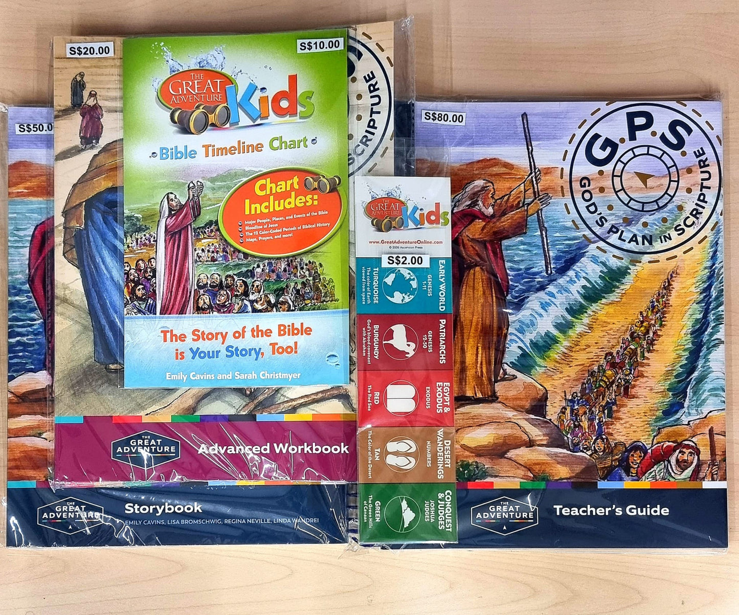 (GPS) Advanced Student Pack : Teacher’s Guide, Storybook, Advanced Workbook, Chart & Bookmark
(grades 6+) for 11 years old above
Teacher Version