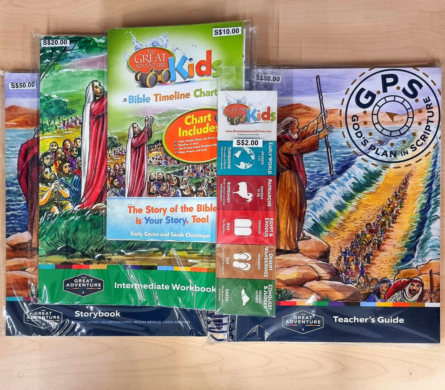 (GPS) Intermediate Student Pack : Teacher’s Guide, Storybook, Intermediate Workbook, Chart & Bookmark
(Grade 3 to 5 Age 8 to 10)
Teacher Version