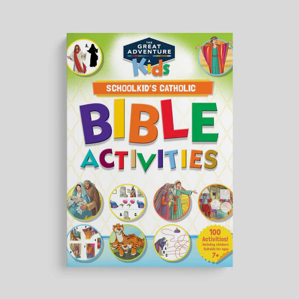 The Great Adventure Kids: Schoolkid's Catholic Bible Activities
(100 Activities included stickers)
Suitable for ages 7-11