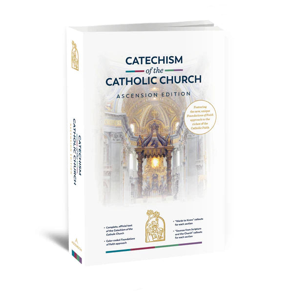 Catechism of the Catholic Church : Ascension Edition (CCC) (Paperback)
(does not come with a Catechism at a Glance Chart - S$12)
