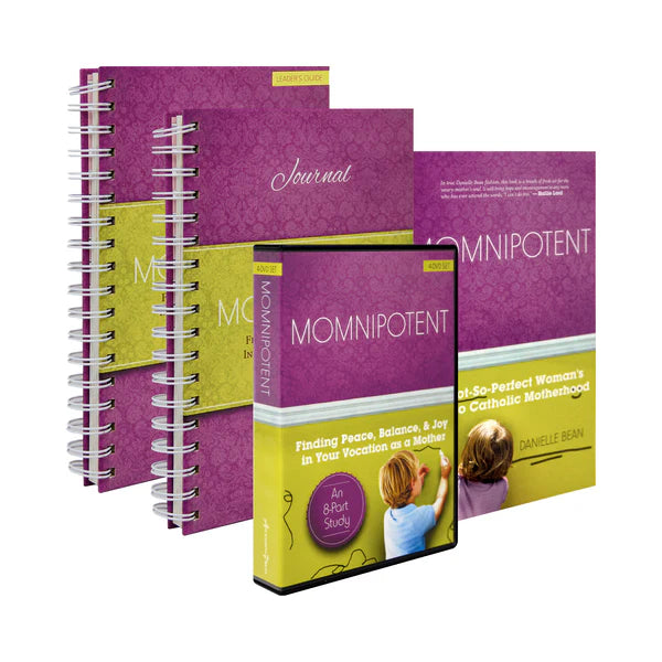 Momnipotent : Starter Pack included (4-DVD Set, Leader's Guide, Journal & Book (1 Set)
Without Online Access