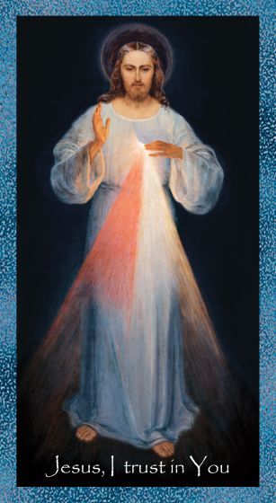Divine Mercy Chaplet Prayer Card