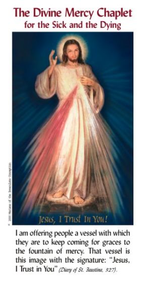 Divine Mercy Chaplet for the Sick and Dying Pamphlet