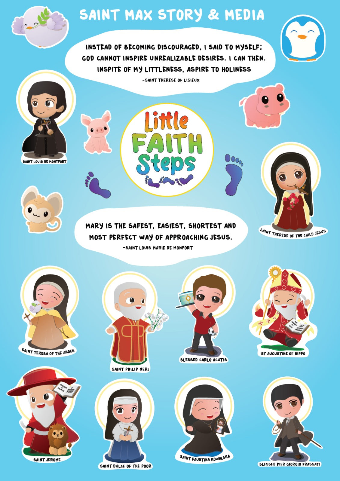 Little Faith Steps Sticker – Design A