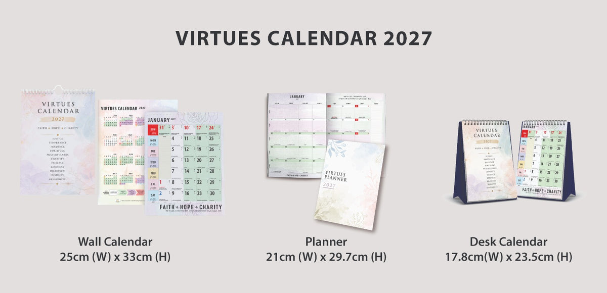 Virtue Calendars and Planners 2027 (Preorder)