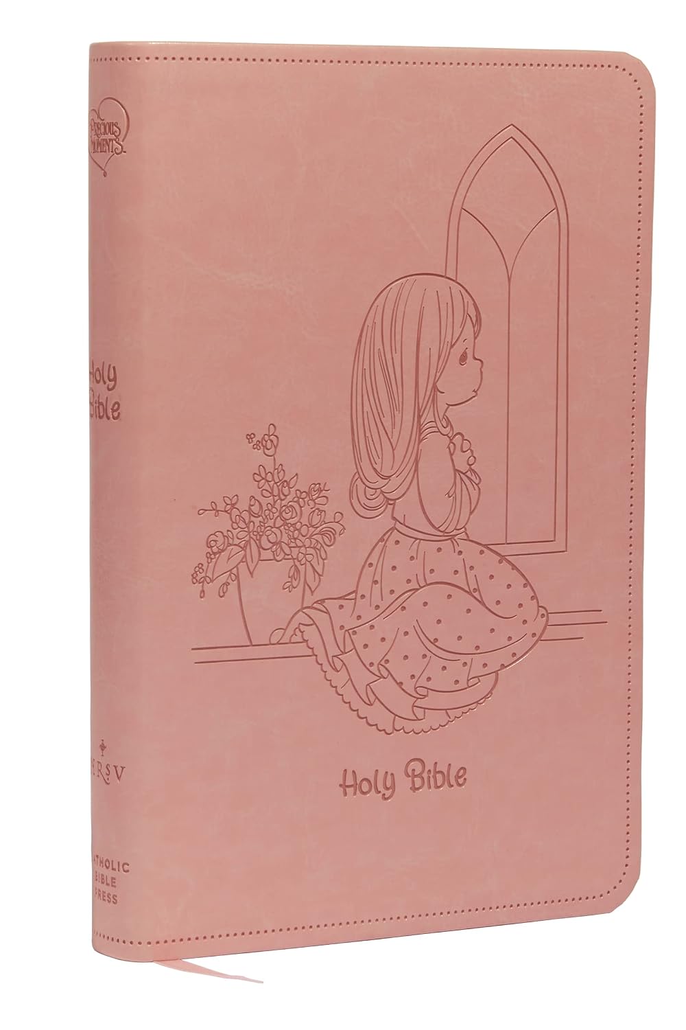 Precious Moments Bible, NRSVCE, Pink, Leathersoft, Comfort Print: Holy Bible