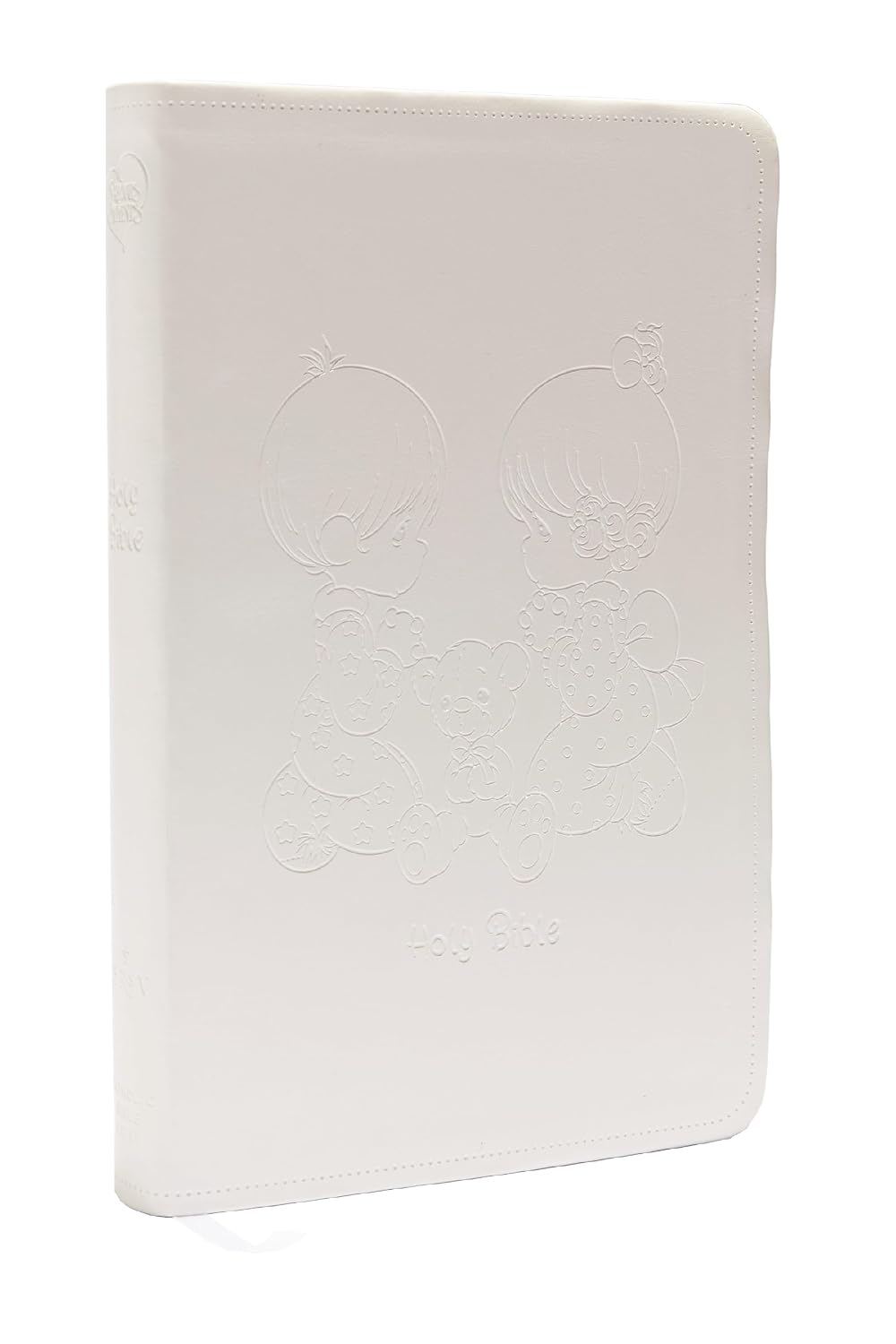Precious Moments Bible, NRSVCE, White, Leathersoft, Comfort Print: Holy Bible