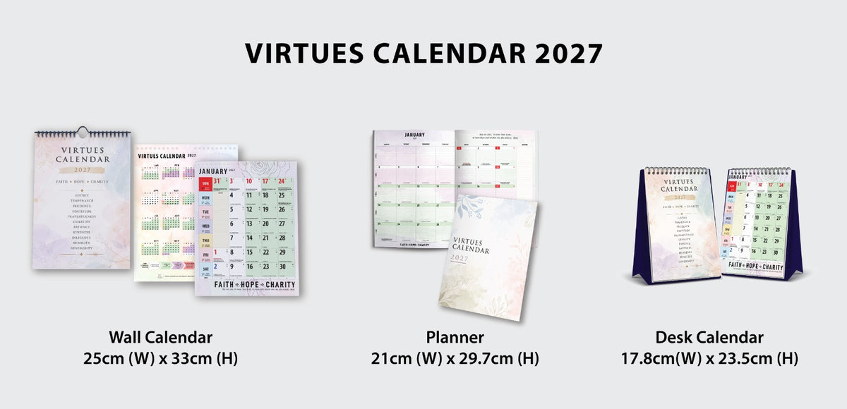 Virtue Calendars and Planners 2027 (Preorder)