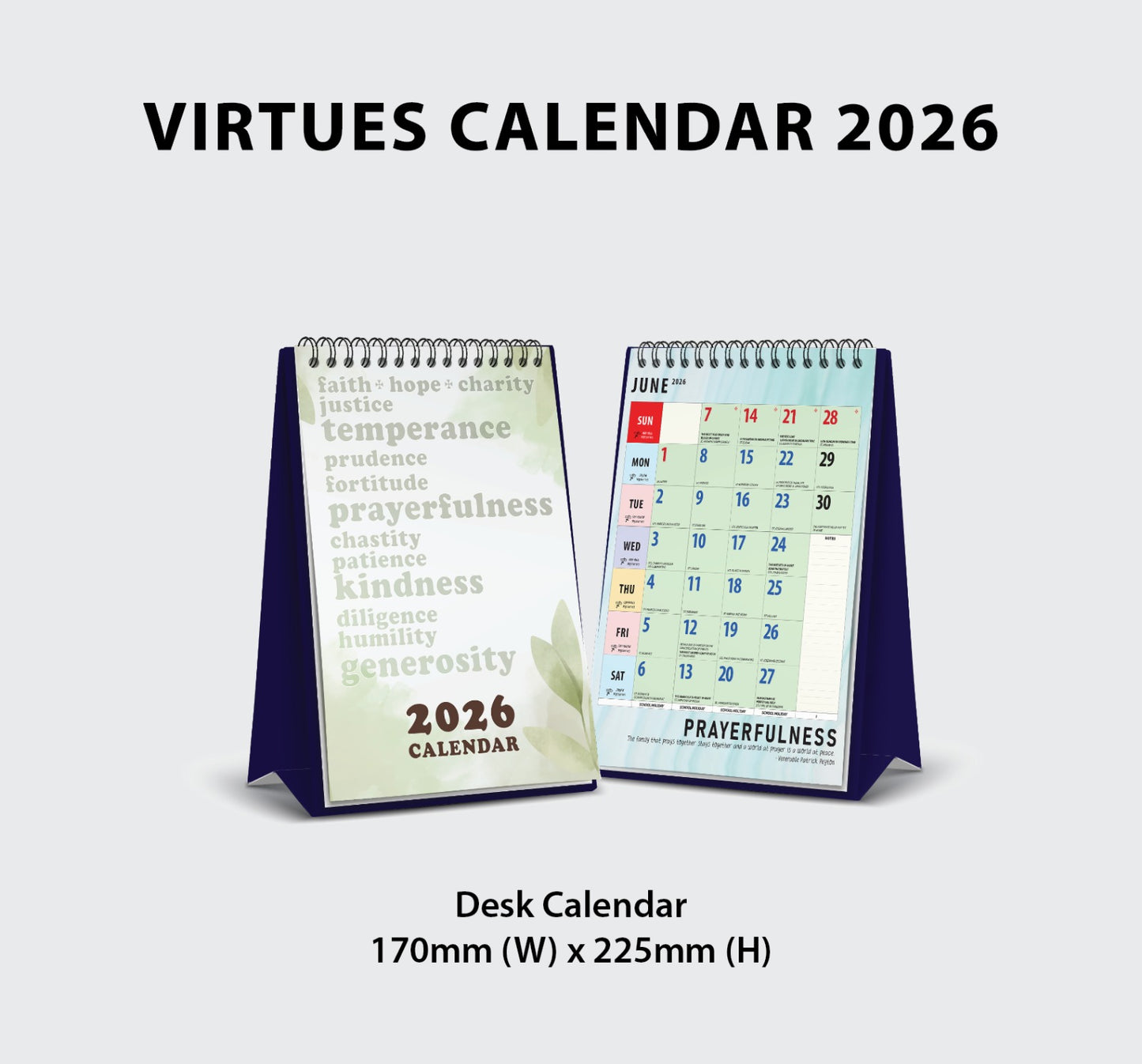 Virtue Calendars and Planners 2026
